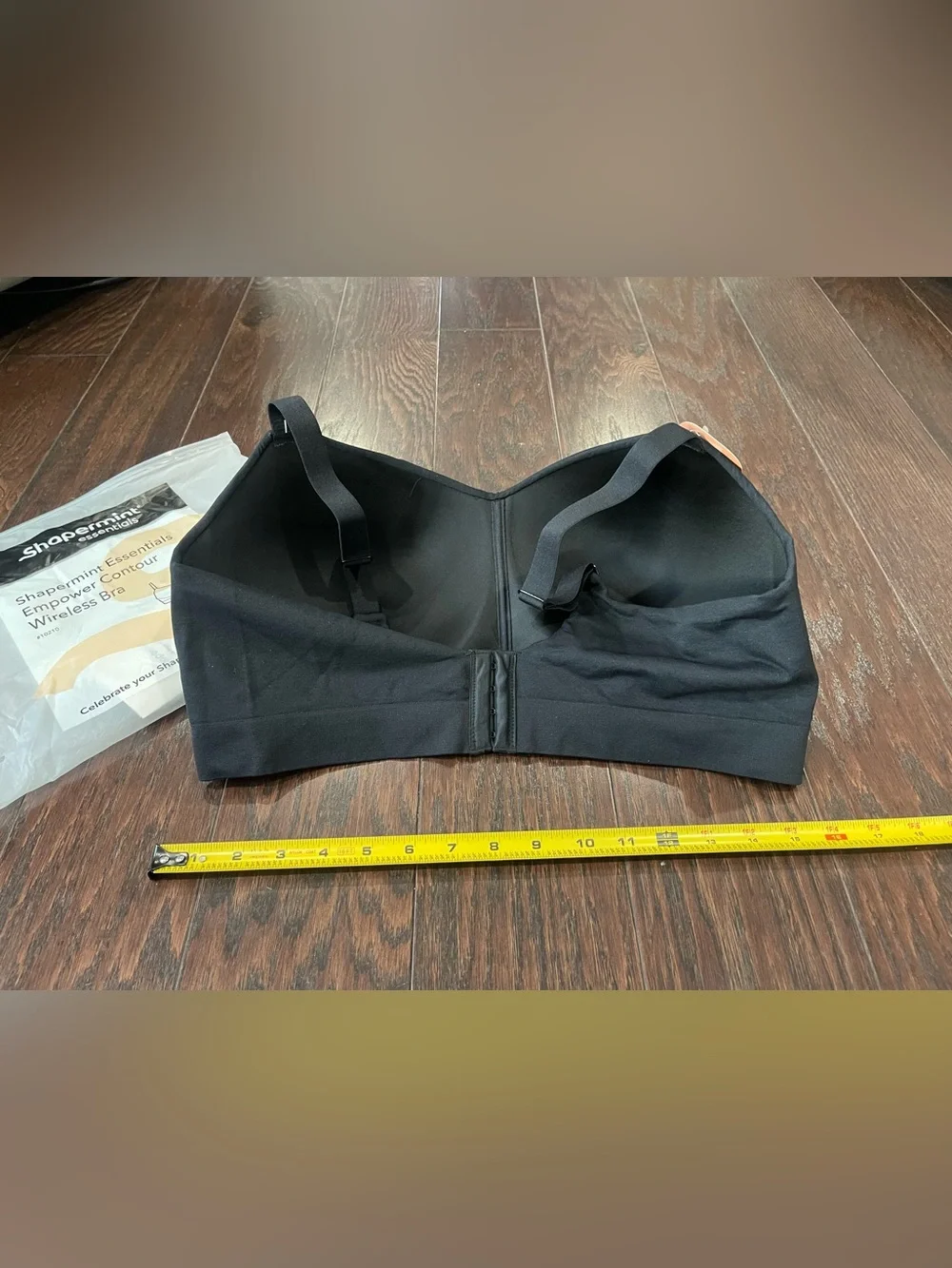 Shapermint Everyday Empower Contour Wireless Bra Black Size 3XL NEW